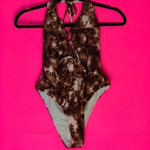Tie Dye one  piece bathing suit NWOT☀️